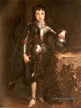 Portrait de Charles II Quand le Prince du Pays de Galles Baroque peintre de cour Anthony van Dyck Peinture à l'huile